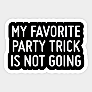 Party Trick Sticker